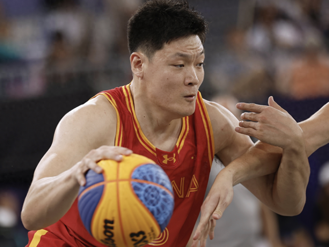 给力！中国三人男篮力克世界第1张宁独揽11分