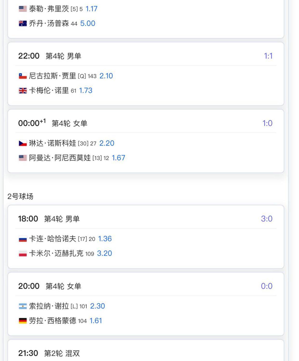 温网7日:阿卡冲巡回赛22连胜混双中国德比的简单介绍